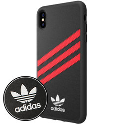 Bumper iPhone XS Adidas 3 Stripes Leather - Black