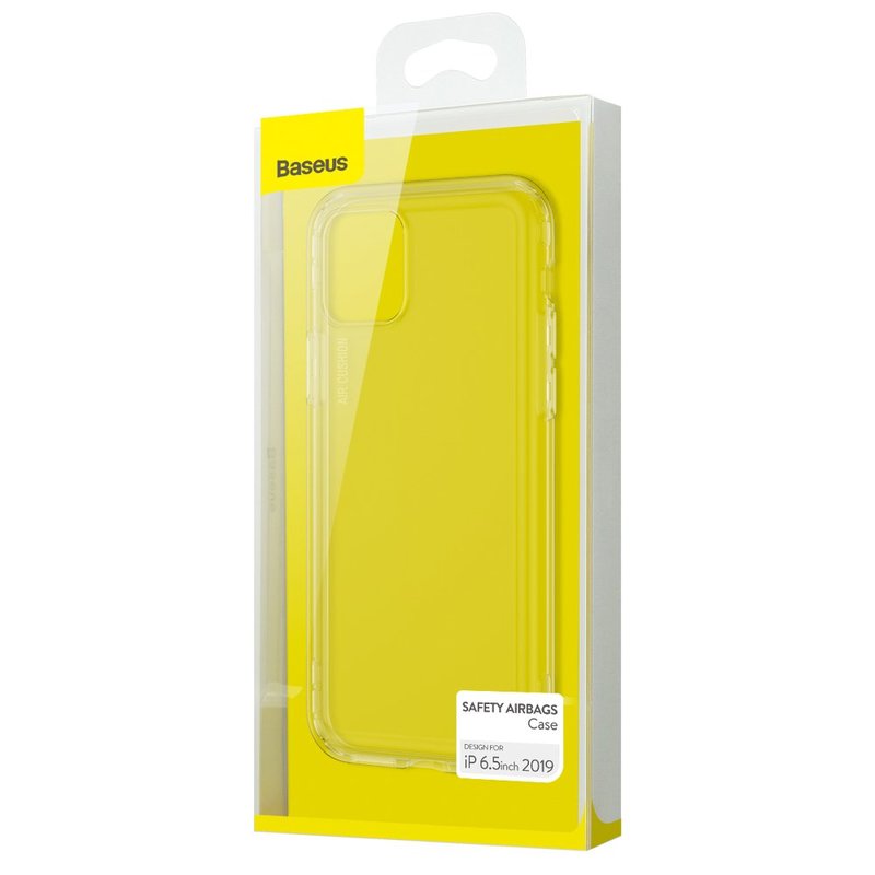 Husa iPhone 11 Pro Max Baseus Safety Bags Case - ARAPIPH65S-SF02- Clear