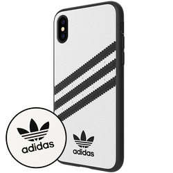 Bumper iPhone XS Adidas 3 Stripes - White