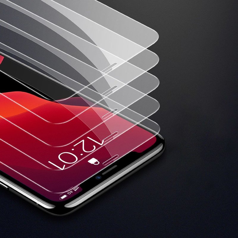Folie Sticla iPhone 11 Pro Max Baseus Full-Glass Tempered Glass Film Anti-Bluelight - Clear