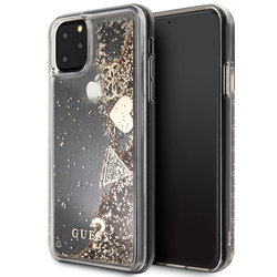 Husa Telefon iPhone 11 Pro Max Guess Liquid Glitter - GUHCN65GLHFLGO - Gold