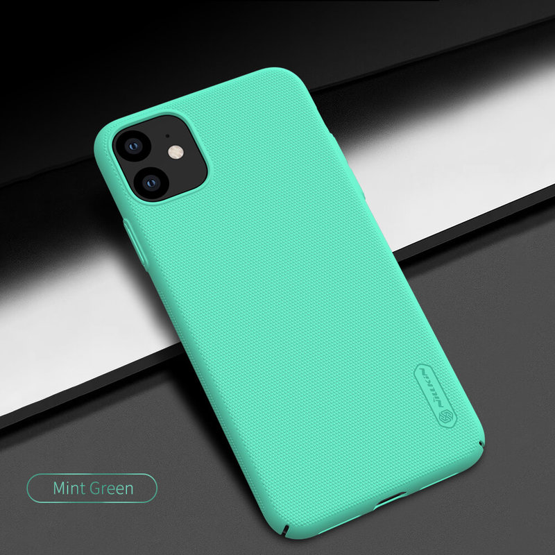 Husa iPhone 11 Nillkin Super Frosted Shield, verde deschis