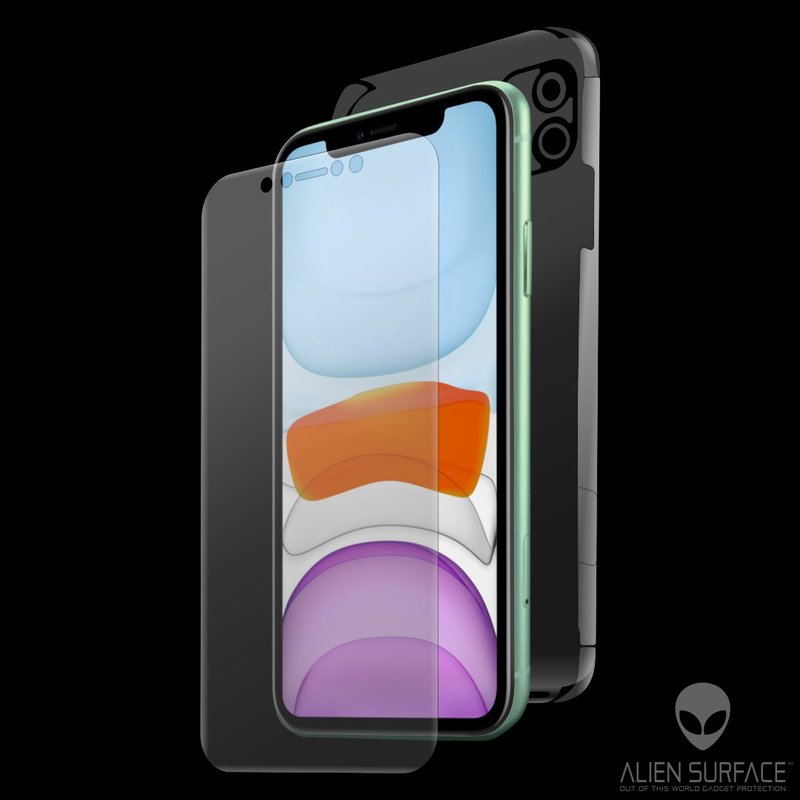 Folie 360° iPhone 11 Pro Alien Surface ecran, spate, laterale, camera - Clear