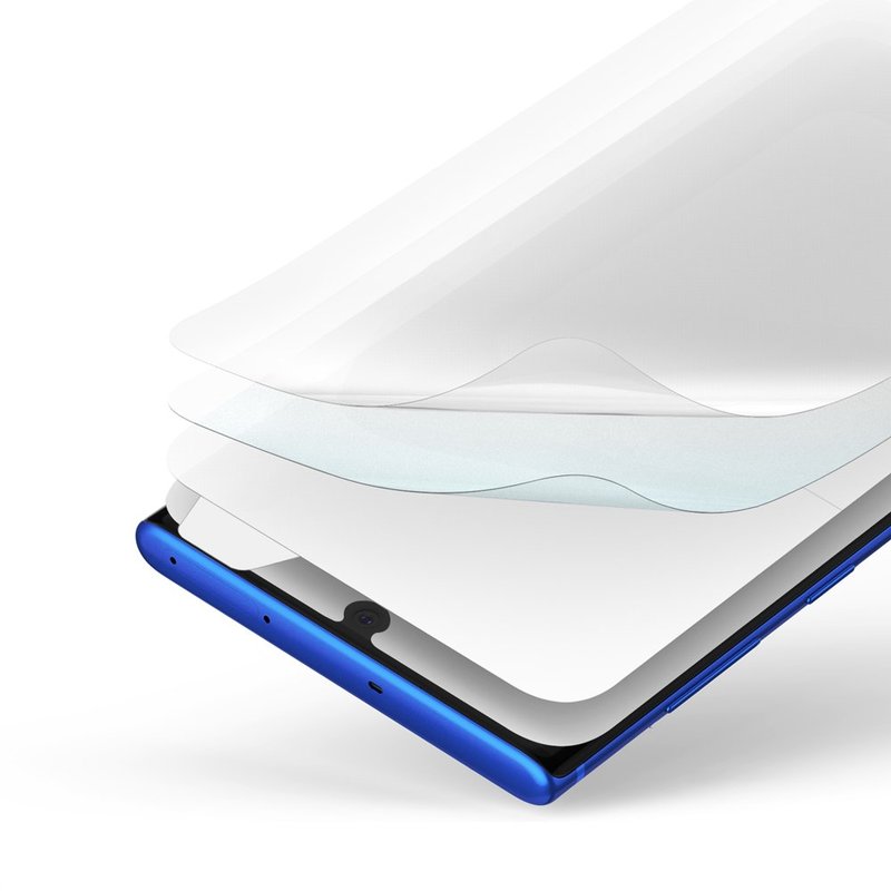 Folie Samsung Galaxy Note 10 Ringke Dual Easy Full Coverage Matte 2 Pack - Mata
