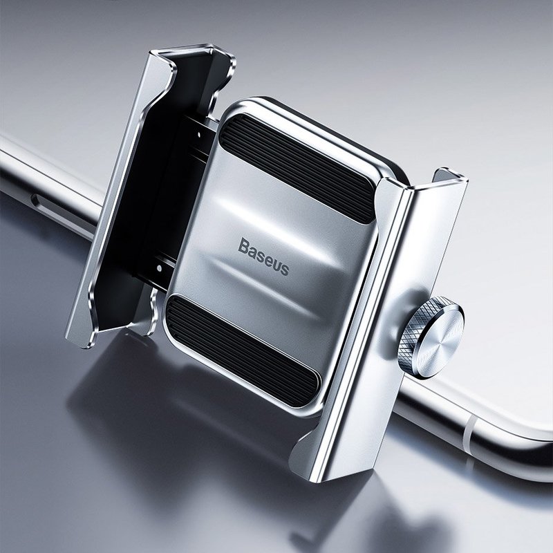 Suport Bicicleta Baseus Knight Motorcycle Cu Prindere Pe Ghidon - CRJBZ-0S - Argintiu