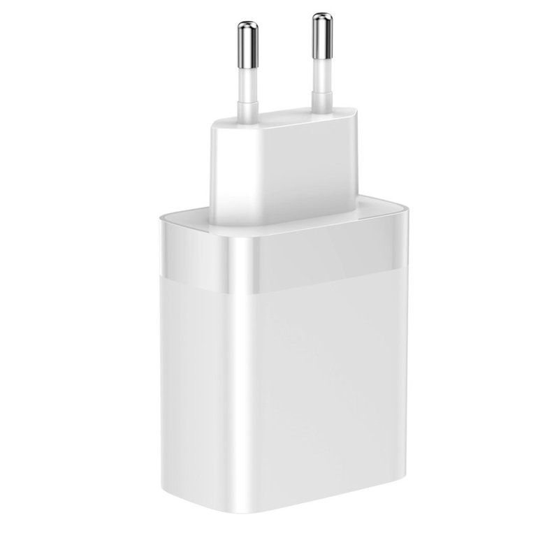 Incarcator Priza Baseus Mirror Lake USB/Type-C Quick Charge 18W Cu Display - CCJMHC-A02 - Alb