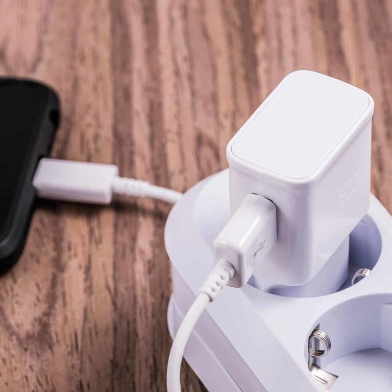 Incarcator priza original Samsung EP-TA200EWE Fast Charge, cablu USB la Micro-USB, alb, bulk