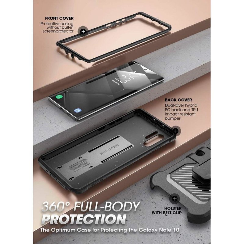 Husa Samsung Galaxy Note 10 Plus Supcase Unicorn Beetle Pro, negru