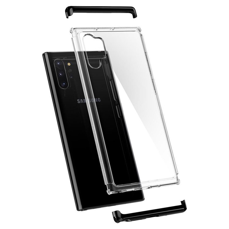 Bumper Spigen Samsung Galaxy Note 10 Plus Neo Hybrid NC - Black/Silver