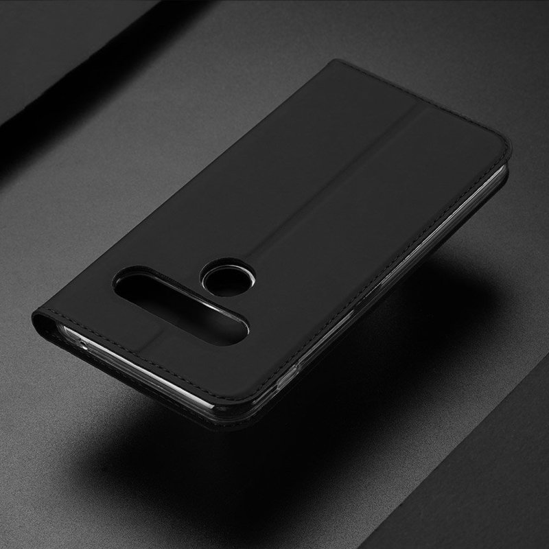 Husa LG G8s Thinq Dux Ducis Flip Stand Book - Negru