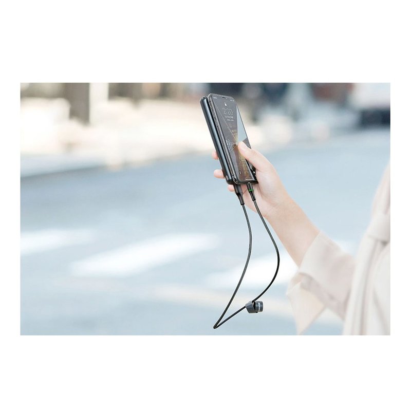 Cablu de date Micro-USB Baseus Halo Data 25CM Lungime Cu Invelis Textil - CAMGH-D01 - Black