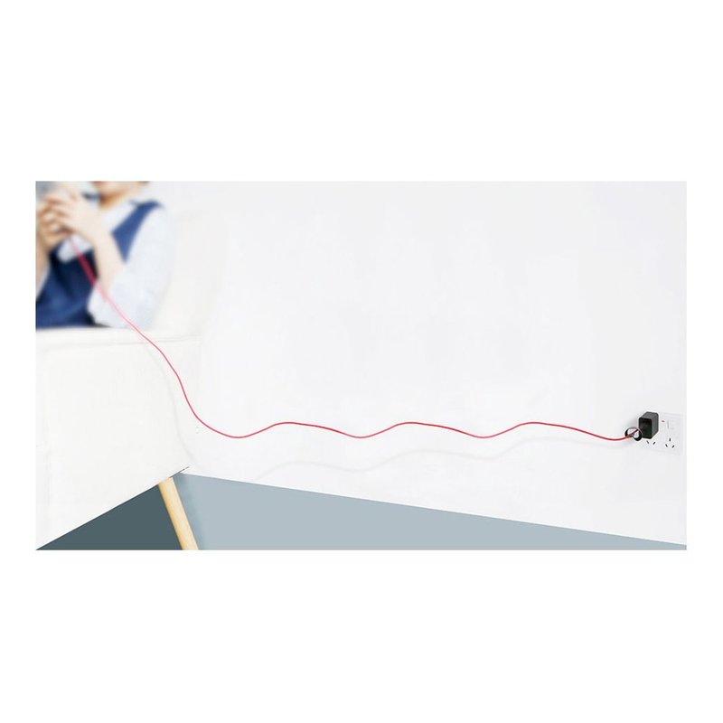 Cablu de date Micro-USB Baseus Halo Data 25CM Lungime Cu Invelis Textil - CAMGH-D01 - Black