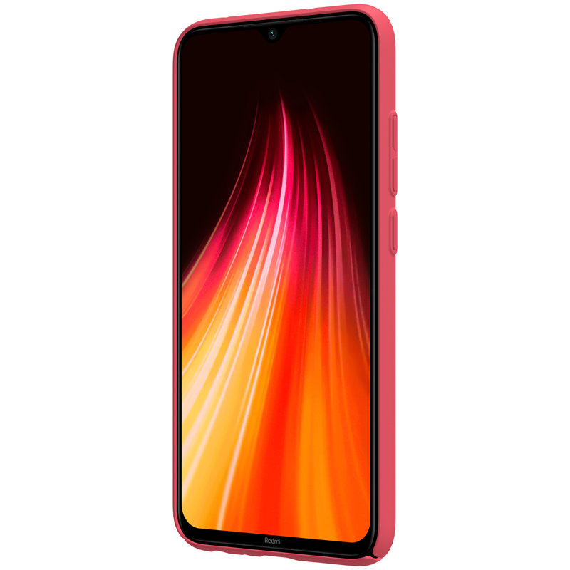 Husa Xiaomi Redmi Note 8 Nillkin Super Frosted Shield, rosu