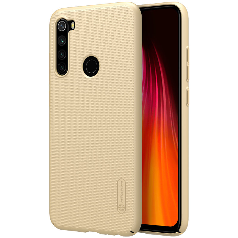 Husa Xiaomi Redmi Note 8 Nillkin Super Frosted Shield, auriu