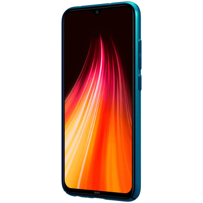 Husa Xiaomi Redmi Note 8 Nillkin Super Frosted Shield, albastru