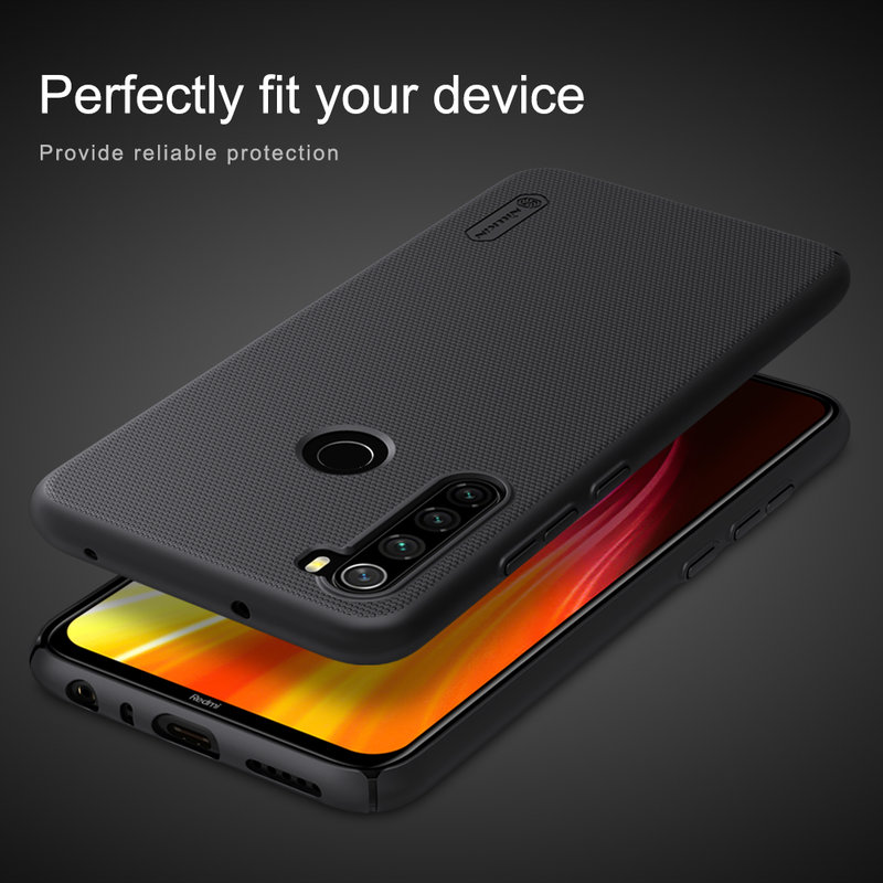 Husa Xiaomi Redmi Note 8 Nillkin Super Frosted Shield, albastru