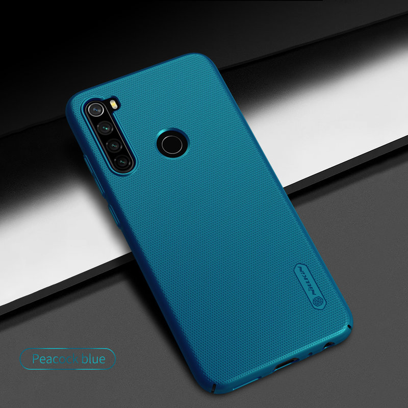 Husa Xiaomi Redmi Note 8 Nillkin Super Frosted Shield, albastru