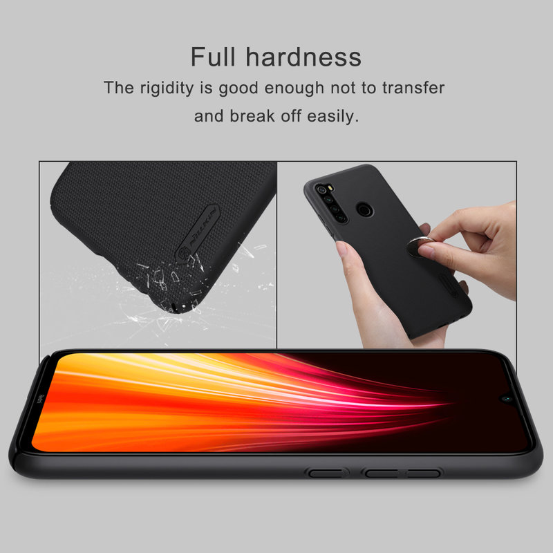 Husa Xiaomi Redmi Note 8 Nillkin Super Frosted Shield, auriu