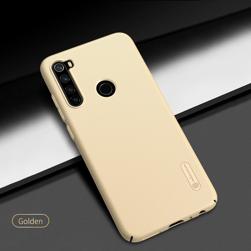 Husa Xiaomi Redmi Note 8 Nillkin Super Frosted Shield, auriu