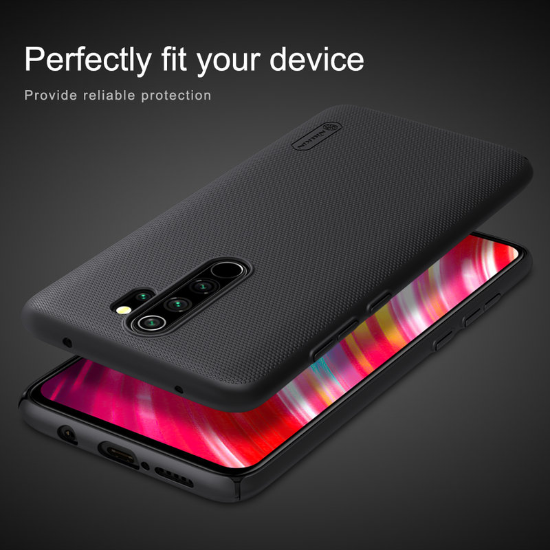 Husa Xiaomi Redmi Note 8 pro Nillkin Super Frosted Shield, negru