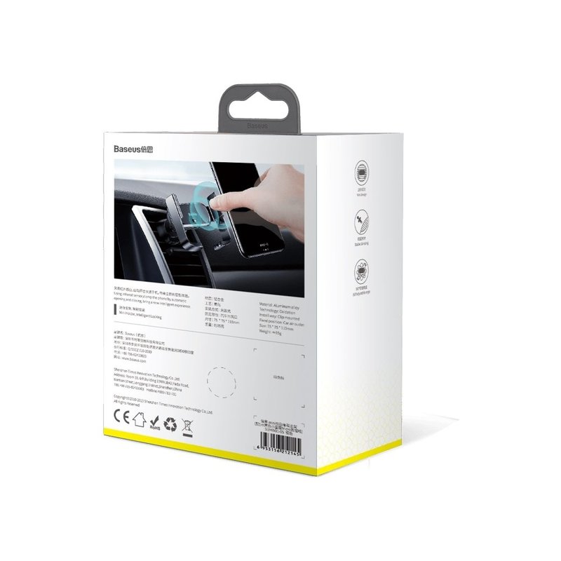 Suport Auto Baseus Mini Electric Holder cu Blocare Automata - SUHW01-01 - Negru