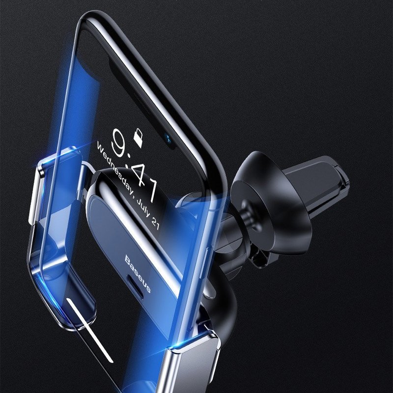 Suport Auto Baseus Mini Electric Holder cu Blocare Automata - SUHW01-01 - Negru