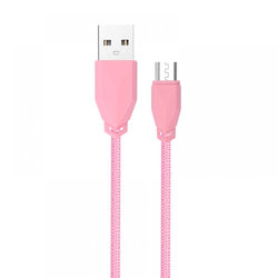 Cablu de date Awei CL-982 Micro-USB Fast Data / Charge – Roz