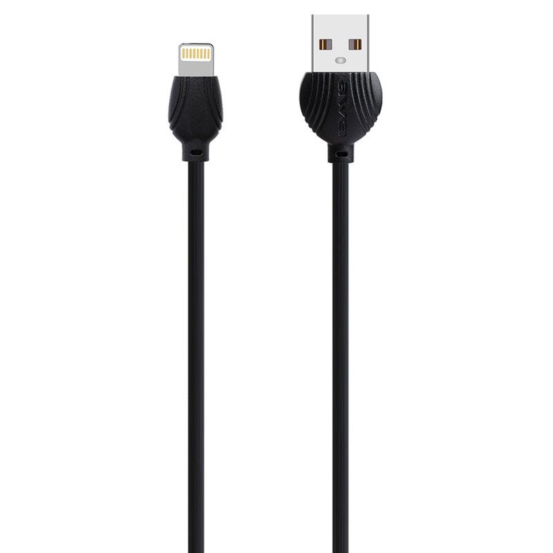 Cablu de date Awei CL-63 Fast USB to Lightning 1M 2.5 A - Negru