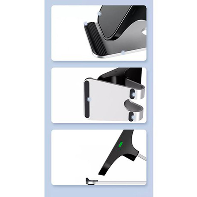 Incarcator Wireless Remax RP-W12 Aluminum Alloy Quick Charge 10W - Negru