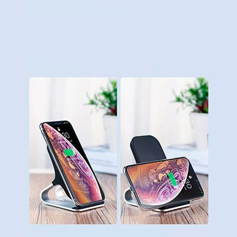 Incarcator Wireless Remax RP-W12 Aluminum Alloy Quick Charge 10W - Negru