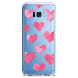 Husa Samsung Galaxy S8+, Galaxy S8 Plus Ringke Fusion Design, Watercolor Hearts
