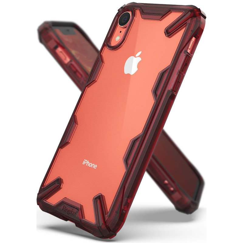 Husa iPhone XR Ringke Fusion X - Ruby Red