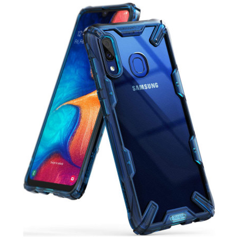 Husa Samsung Galaxy A20 Ringke Fusion X - Space Blue