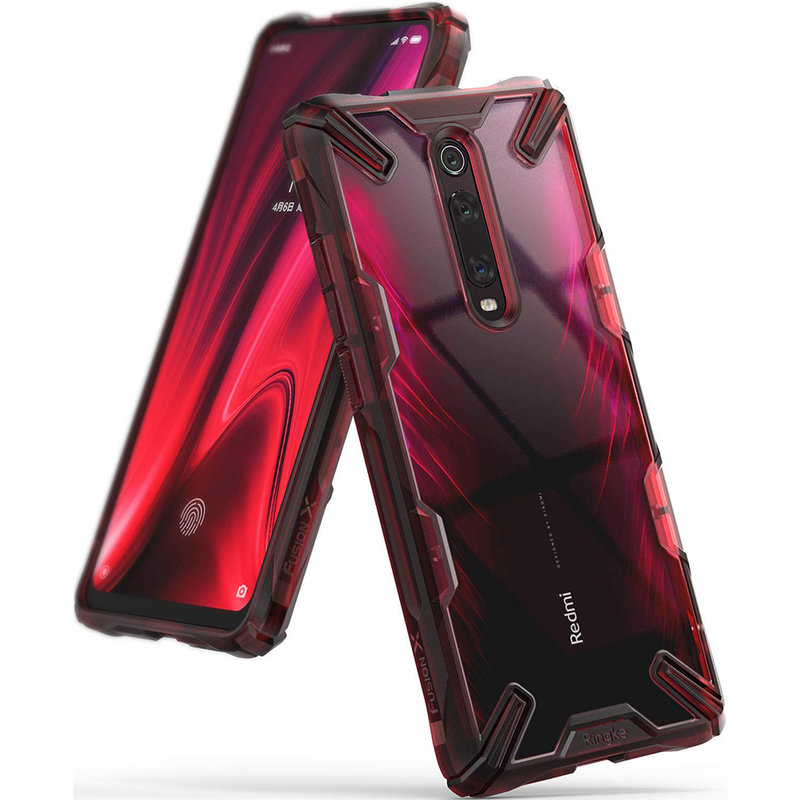 Husa Xiaomi Redmi K20 Ringke Fusion X - Ruby Red