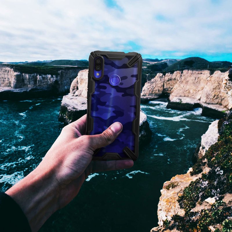 Husa Xiaomi Redmi Note 7 Ringke Fusion X - Camo Black