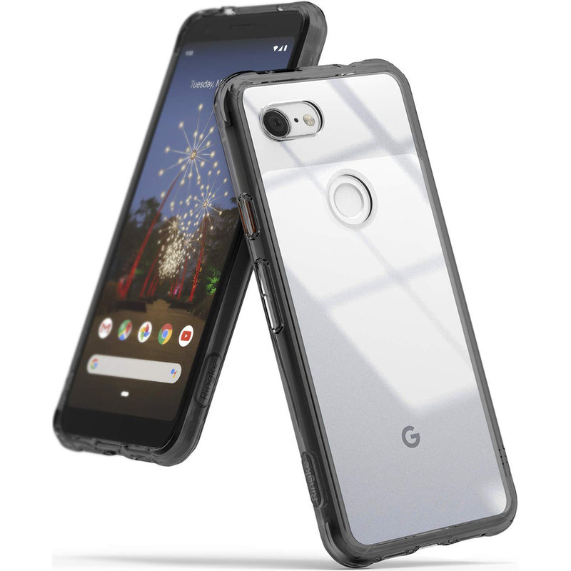 Husa Google Pixel 3 XL Ringke Fusion, cenusiu
