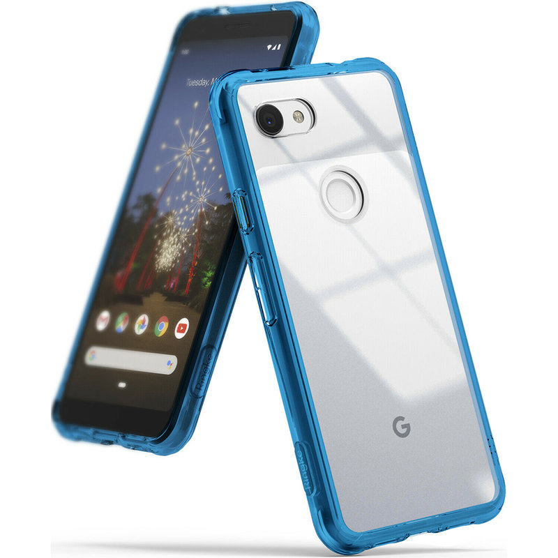 Husa Google Pixel 3a Ringke Fusion, bleu