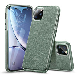 Husa iPhone 11 Pro ESR MakeUp Glitter - Pine Green