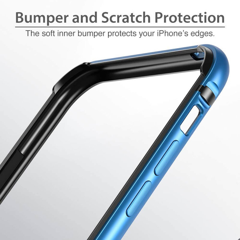 Bumper iPhone 11 ESR Edge Guard - Argintiu