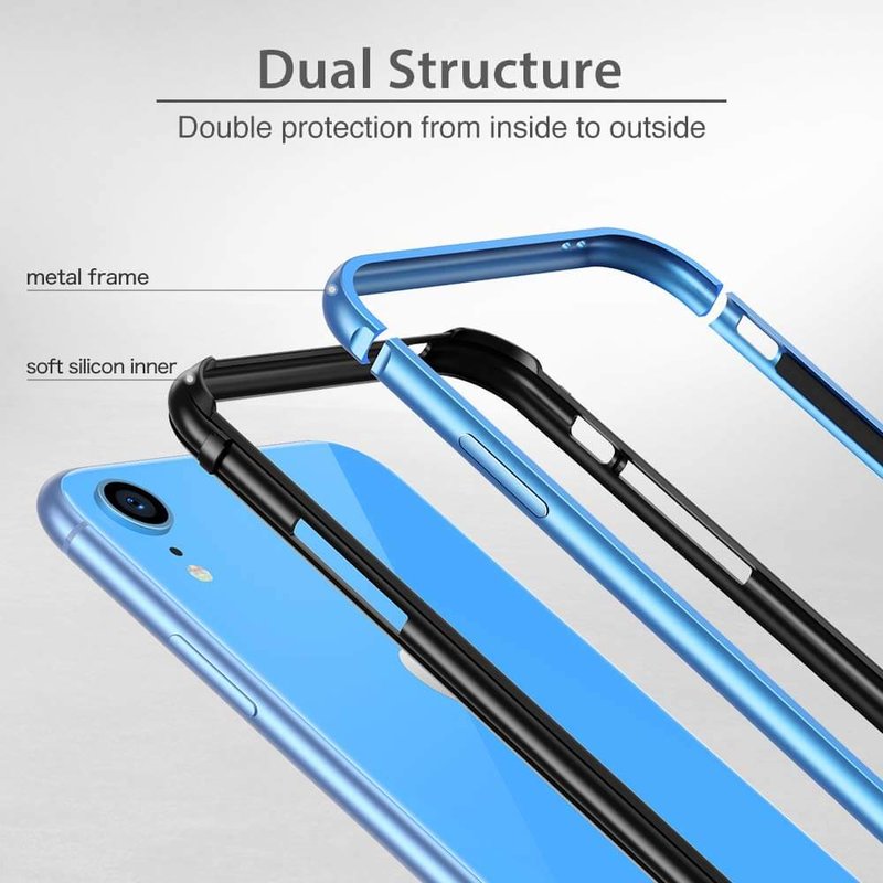 Bumper iPhone 11 ESR Edge Guard - Argintiu