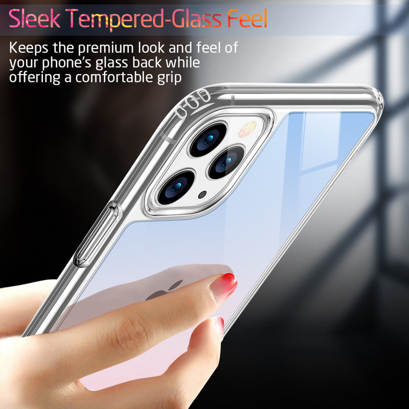 Husa iPhone 11 Pro Max ESR Ice Shield Glass - Black