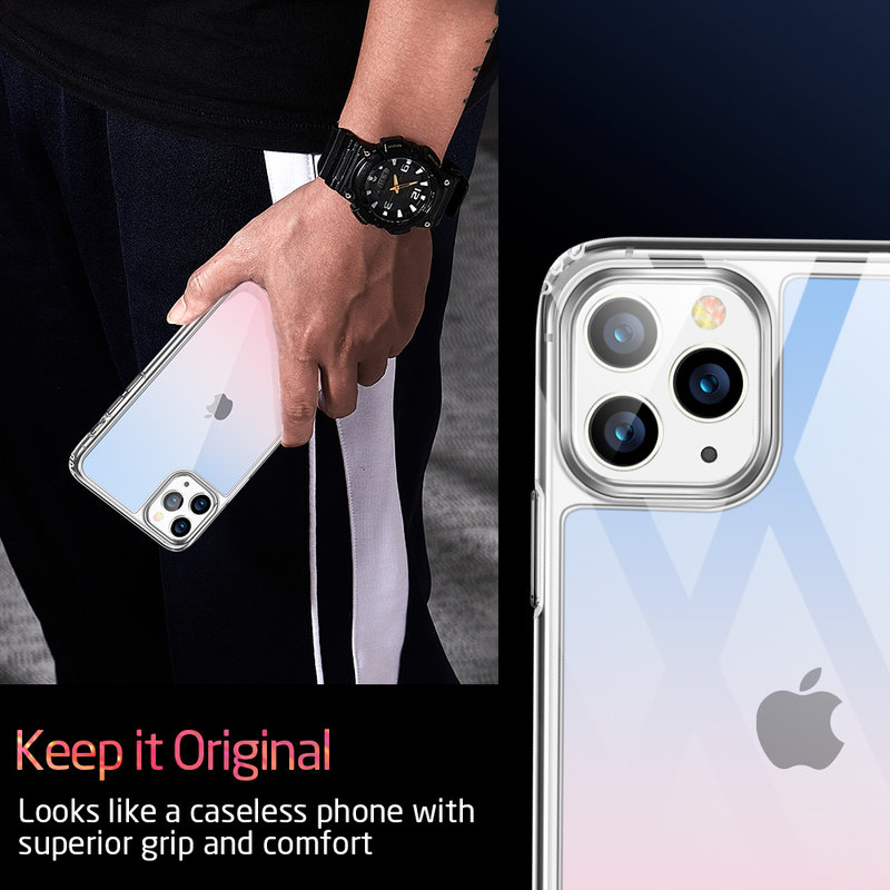 Husa iPhone 11 Pro Max ESR Ice Shield Glass - Black