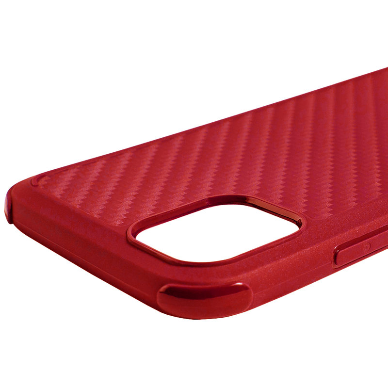 Husa iPhone 11 Roar Carbon Armor - Rosu