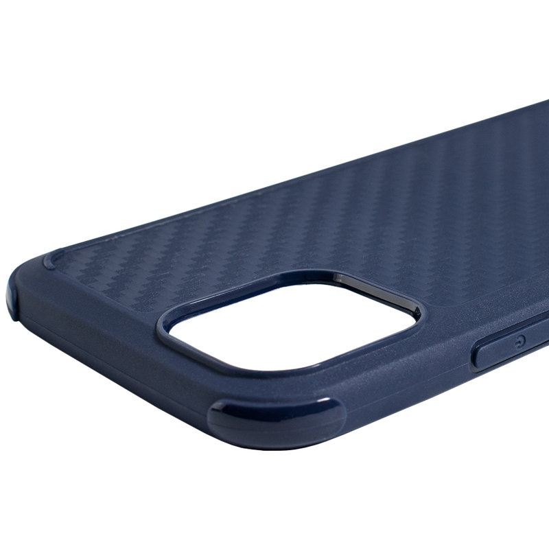 Husa iPhone 11 Pro Roar Carbon Armor - Albastru
