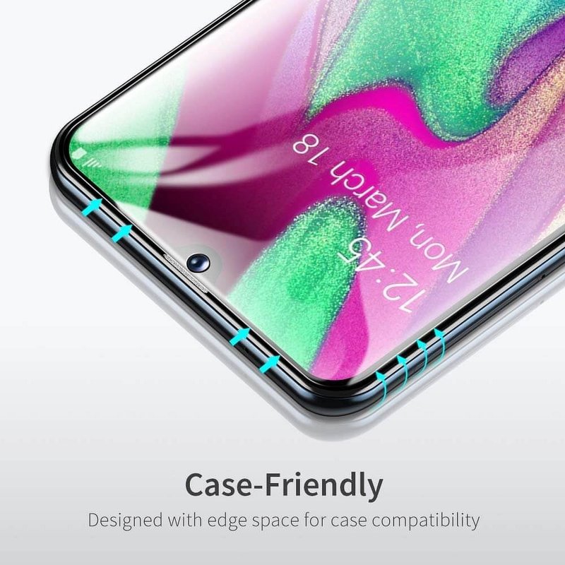 [2xPack] Folie Samsung Galaxy A50 ESR Full Coverage Glass Film 5KG 9H - Black