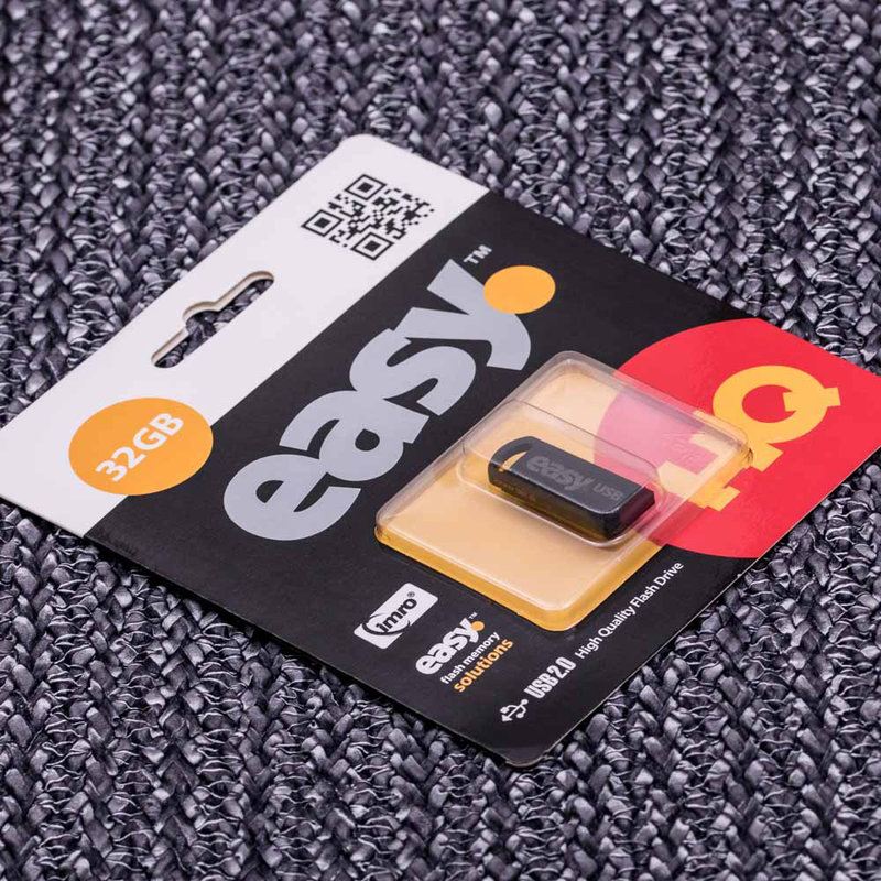 Stick Memorie USB Imro Easy Flash Memory HQ 32GB - Negru
