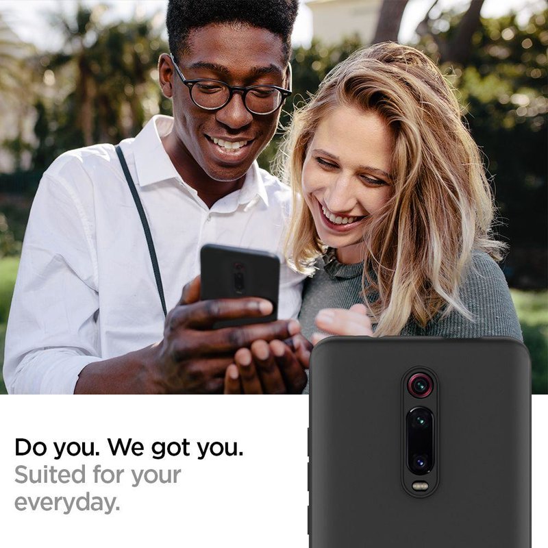 Husa Xiaomi Mi 9T Pro Spigen Silicone Fit - Charcoal