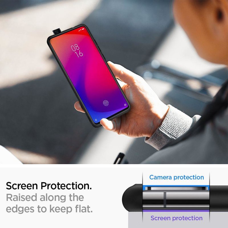 Husa Xiaomi Mi 9T Pro Spigen Silicone Fit - Charcoal