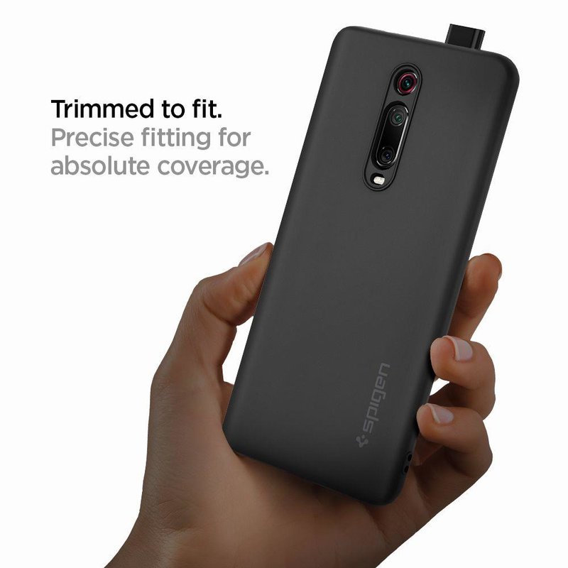 Husa Xiaomi Mi 9T Pro Spigen Silicone Fit - Charcoal
