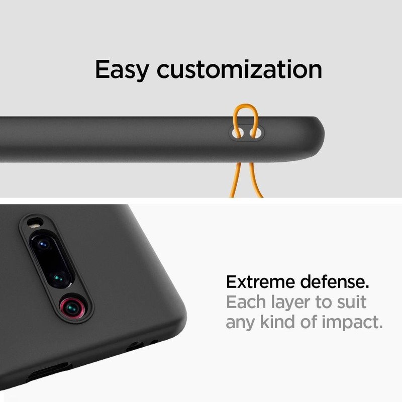 Husa Xiaomi Mi 9T Pro Spigen Silicone Fit - Charcoal
